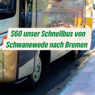 Neue Schnellbuslinie S60 gestartet
„Ein Meilenstein für den ÖPNV in Schwanewede!“, freuen sich die GRÜNEN. Mit der neuen Schnellbuslinie S60 gibt es jetzt eine direkte Verbindung von Schwanewede zum Bremer Hauptbahnhof.
Die GRÜNEN testeten den Bus bei einer Fahrt zum Bremer Weihnachtsmarkt und sehen in der Linie eine echte Alternative zum Auto. „Für Pendler wie mich perfekt“, sagt Linda, GRÜNES Ratsmitglied.
Die S60 fährt wochentags und samstags – ein Plus für Klimaschutz und Lebensqualität!
#schwanewede #öpnv #klimaschutz