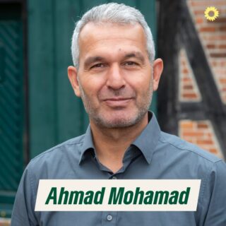 Ich bin Ahmad Mohamad, kandidiere für Gemeinde- und Ortsrat in Schwanewede und setze mich dafür ein, dass Begegnungsorte in unserer Gemeinde erhalten bleiben. Unsere Büchereien, Hallen- und Freibad, die Begegnungsstätte und der Marktplatz. Denn Gemeinschaft ist wichtig, um den Zusammenhalt in unserer Kommune zu stärken. #schwanewede #grueneschwanewede #kommunalwahl2026 #schwanewedewirdgrün #zusammenhalt